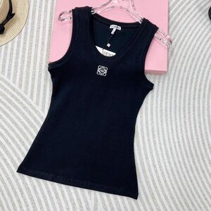 Loewe Women's Black Sleeveless Vest